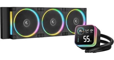 DEEPCOOL LQ360 Ultra ARGB černá / Komplet vodního chlazení / 3x 120mm / 500-2150 RPM / 32 dB