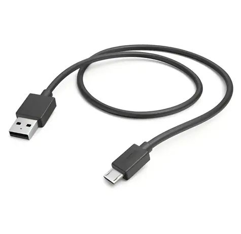 Hama černá / Nabíjecí kabel / USB-A - Micro-USB / 1 m