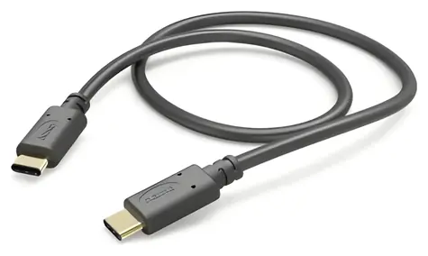Hama USB-C / USB-C černá / Nabíjecí a datový kabel / 1,5 m / 480 Mbit/s