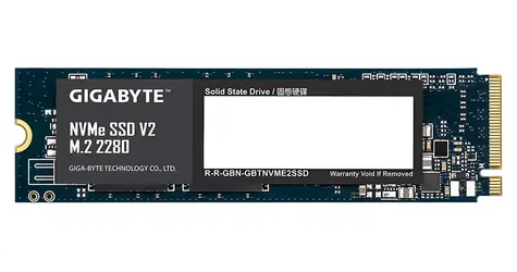 Gigabyte NVMe SSD V2 256GB / Interní SSD / M.2 80 mm / PCIe 3.0 x4 / 3D TLC / R: 3200 MB/s / W: 1200 MB/s / MTBF 1,5 mh