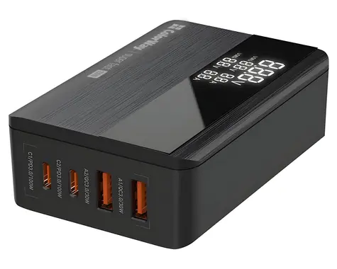 Colorway USB nabíječka černá / Nabíječka do sítě / 2x USB-A / 2x USB-C / 100W