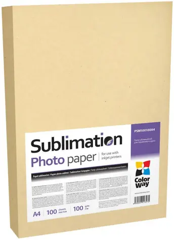 COLORWAY Fotopapír / Sublimační / A4 / 100 g/m2 / 100 listů