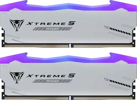 Patriot Viper Xtreme 5 RGB MPower 32GB (2x16GB) černá / DIMM DDR5 / 6400MHz / CL32 / On-Die ECC / Unbuffered