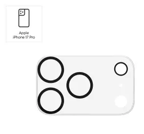 Hama Cam Protect čirá / Ochranné sklo fotoaparátu / Apple iPhone 17 Pro / tvrzené sklo / 9H