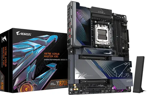 Gigabyte X870E AORUS MASTER X3D / Základní deska / AMD X870E / DDR5 / SATA III RAID / USB / 5GLAN / M.2 / sc.AM5 / ATX
