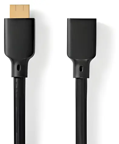Nedis Ultra High Speed HDMI 2 m černá / Kabel HDMI / 8K 60 Hz / 48 Gbps / Ethernet