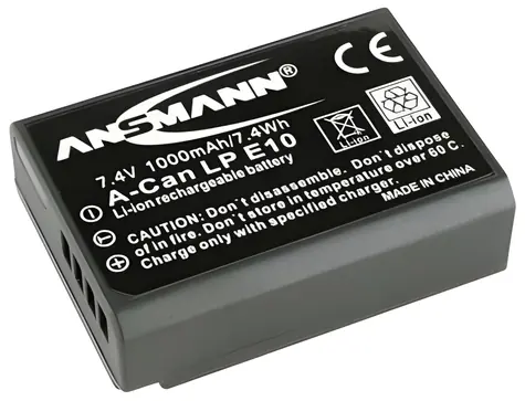 Ansmann A-Can LP-E10 / Akumulátor / náhrada Canon LP-E10 / Li-Ion