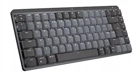 Logitech MX Mechanical Mini grafitová / Mechanická klávesnice / bezdrátová / podsvícená / taktilní spínače / UK