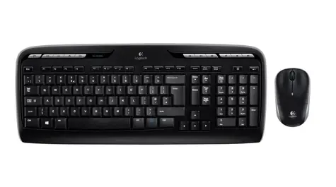Logitech Wireless Desktop MK330 - FR černá / Klávesnice + myš / USB / FR verze
