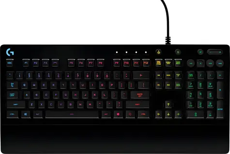 Logitech G213 Prodigy černá / Herní klávesnice / USB / Drátová / Podsvícená
