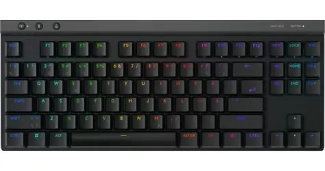 Logitech G515 LIGHTSPEED TKL černá / Bezdrátová herní klávesnice / PAN layout / Bluetooth + USB LIGHTSPEED přijímač