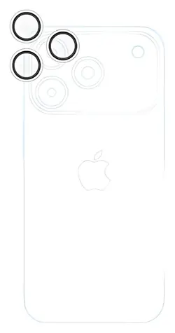 Epico Glass Lens Protectors pro iPhone 17 Pro a Pro Max / Ochranné sklo na čočky / číry obraz / jednokrokový aplikátor