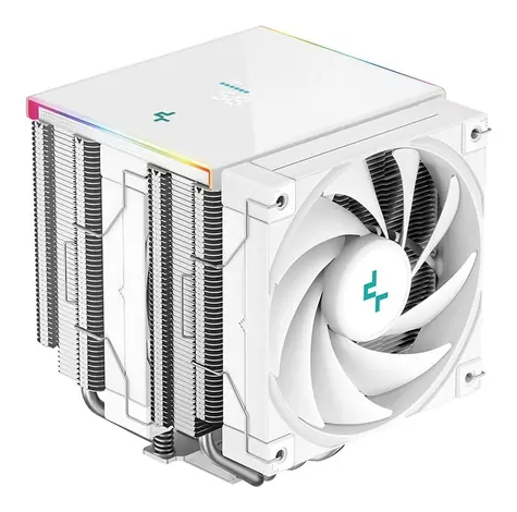Deepcool AK620 Digital SE bílá / Chladič CPU / TDP 260W / 2× 120mm ventilátor