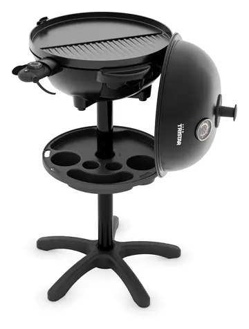 Tristar BQ-2885 / Elektrický gril / průměr 41 cm / 2000–2400 W / se stojanem