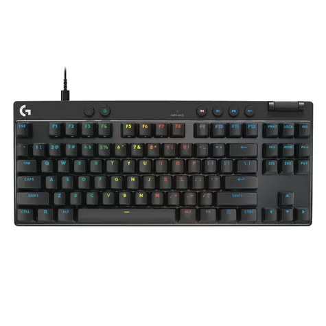 Logitech PRO X TKL RAPID černá / Herní klávesnice / TKL / QWERTZ