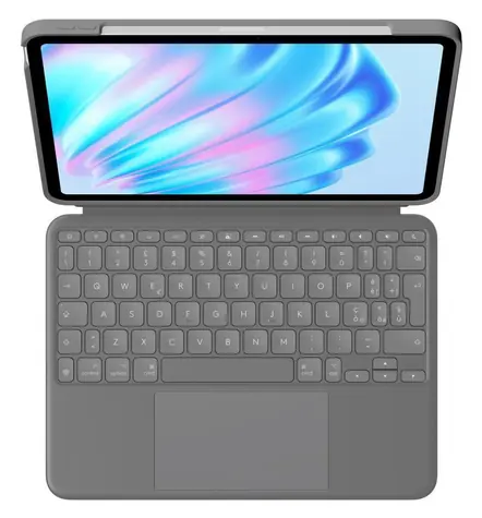 Logitech Combo Touch šedá / Ochranný kryt s klávesnicí / Apple iPad Air 11