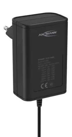 Ansmann APS 1000 černá / Univerzální napájecí zdroj / 100–240 V / 1 A / 12 W / 7 konektorů