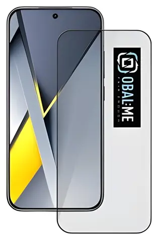 OBAL:ME 5D Tvrzené Sklo pro Xiaomi Poco F8 Pro černá / Ochranné sklo