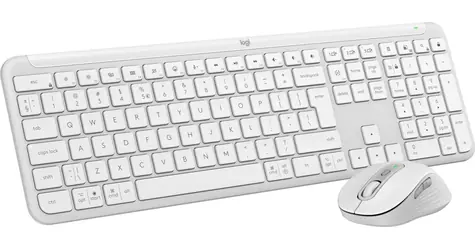 Logitech Signature Slim MK950 bílá / Klávesnice + myš / bezdrátová