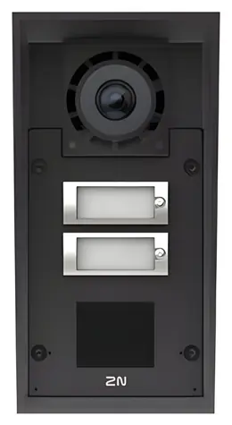 2N IP Force 2.0 / Dveřní interkom / 2 tlačítka / kamera 5MPix / příprava pro čtečku