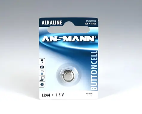 Ansmann LR44 / Knoflíková baterie / 1,5 V / alkalická / 1 ks