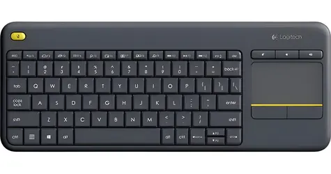 Logitech K400 Plus černá / Bezdrátová klávesnice s touchpadem / HU