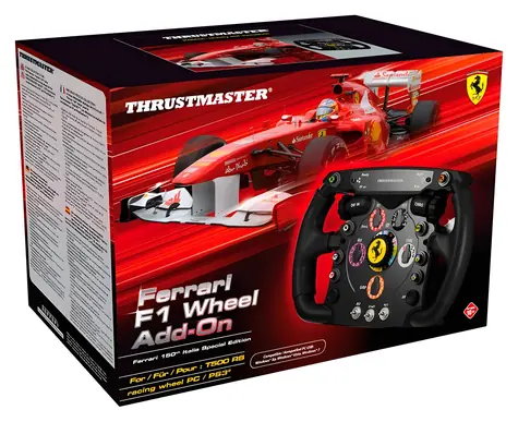Thrustmaster Ferrari F1 Add-On / Volant / 25 tlačítek / RF bezdrátový / PC, PS3–PS5, Xbox