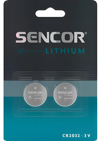 Sencor CR2032 / Lithiová knoflíková baterie / 3V / 2 ks