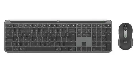 Logitech Slim Combo MK950 Business grafit / Sada klávesnice s myší / US International