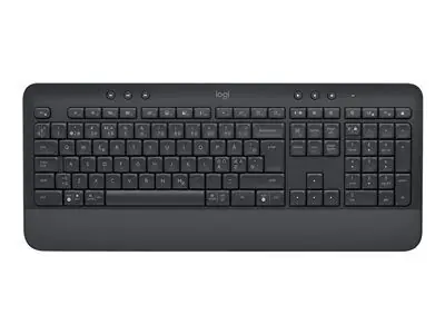 Logitech K650 Graphite / Bezdrátová klávesnice / BT / 2.4GHz / HUN & International Layout