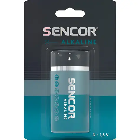Sencor / Alkalická baterie / D (LR20) / 1,5 V / 1 ks