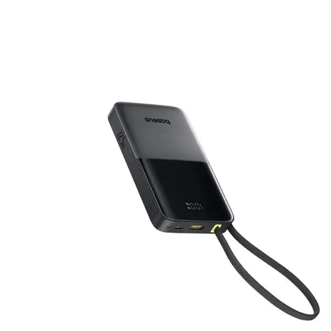 Baseus EnerFill FC51 Bipow2 Pro černá / Powerbanka / 10 000 mAh / 22,5W / vestavěný USB-C kabel