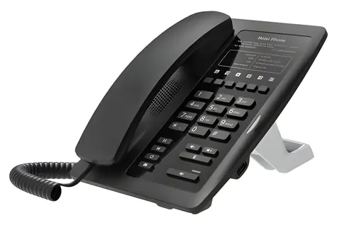 Fanvil H3W černá / Hotelový IP telefon / 2 SIP linky / FastEthernet