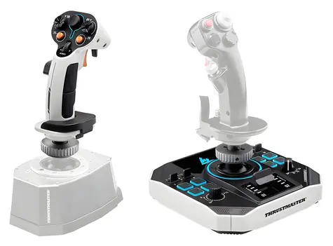 Thrustmaster Sol-R 1 černá/bílá / Joystick / 44 akcí / H.E.A.R.T. 16bit / 11 RGB zón / USB-C / PC