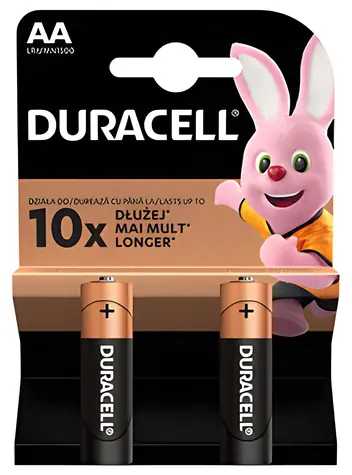 Duracell Basic AA / Baterie / Alkalická / 1,5 V / 2 ks
