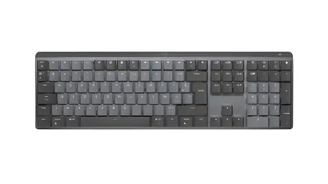 Logitech MX Mechanical grafitová / Kancelářská klávesnice / bezdrátová / mechanická / Linear / Pan Nordic layout