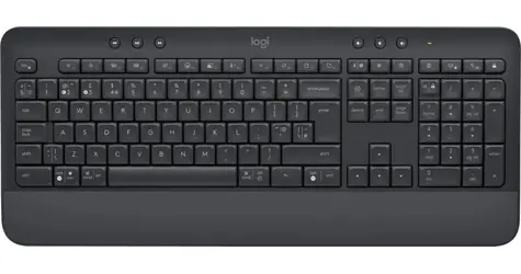 Logitech Signature K650 Graphite / Bezdrátová klávesnice / BT / 2,4 GHz / UK Layout