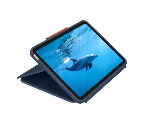 Logitech Rugged Combo 4 Classic Blue / Ochranné pouzdro s klávesnicí / pro Apple iPad (10. gen)