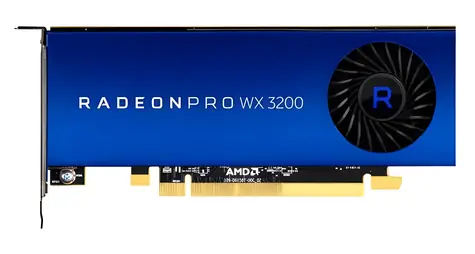 AMD Radeon Pro WX 3200 / Grafická karta / 4GB GDDR5 / PCIe 3.0 x16 / 4x miniDP / 65W