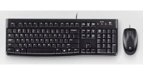 Logitech Desktop MK120 SP černá / Klávesnice a myš / SP verze / USB