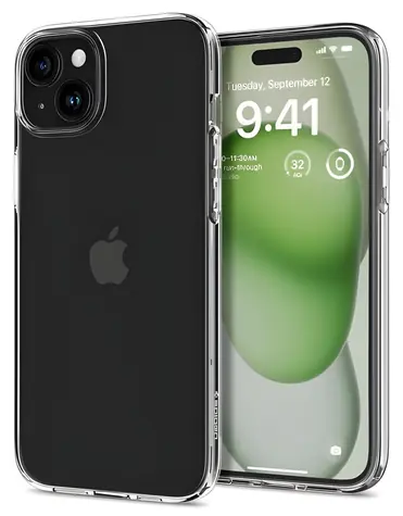 Spigen Crystal Flex Crystal Clear / Ochranný kryt / Apple iPhone 15 Plus