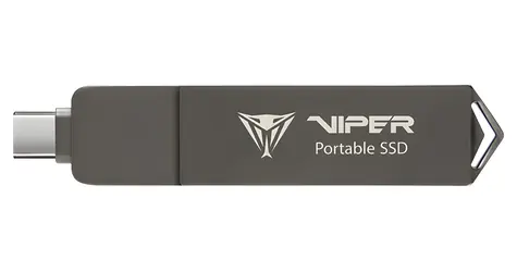 Patriot VIPER PVP30 512GB černá / Externí SSD / R: 1000MBs / W: 1000MBs / USB-C 3.2 Gen 2