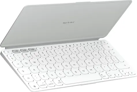 Logitech Keys-To-Go 2 šedá / Přenosná bezdrátová klávesnice / pro iPad / US layout / Bluetooth