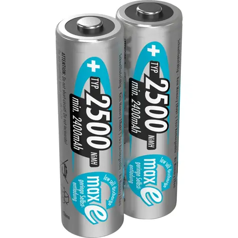 Ansmann maxE / Akumulátor / AA / NiMH / 2 500 mAh / 2 ks