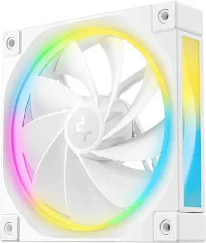 DEEPCOOL FL12R bílá / Ventilátor / 120mm / Reverse / ARGB / PWM