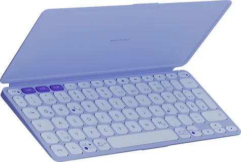 Logitech Keys-To-Go 2 lila / Přenosná bezdrátová klávesnice / DE layout / Bluetooth