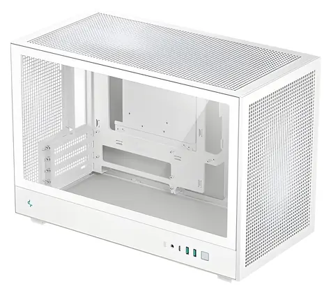 DEEPCOOL CH260 bílá / Skříň / Mini-Tower / µATX / Temperované sklo