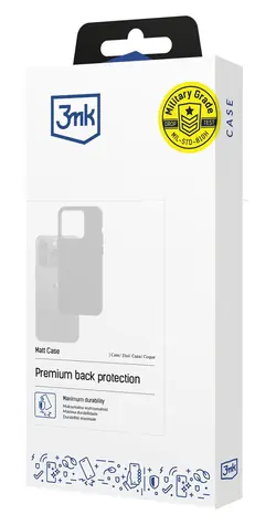 3mk Matt Case černá / Ochranný kryt / Xiaomi Redmi Note 15 Pro 4G / TPU / Absorber125