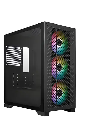 Cooler Master Elite 301 černá / Skříň / Micro-ATX / Mini Tower / Bez zdroje / 3× ARGB 120mm