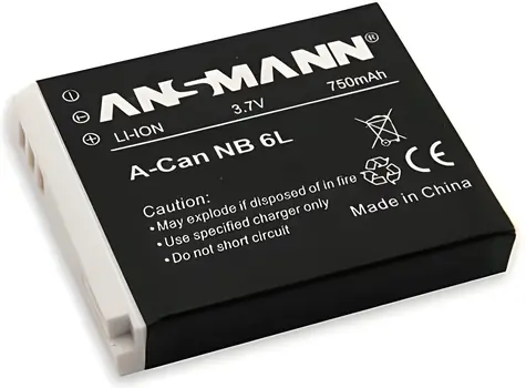 Ansmann A-Can NB-6L / Náhradní baterie / Li-Ion / 3.7V / 750mAh
